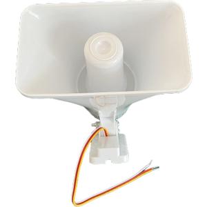 30W Alarm Siren Super Loud 130dB Electronic Horn Indoor/Outdoor Security Siren DC 12V 9V 5V, 20*12.5*23cm/7.9*4.9*9.1in