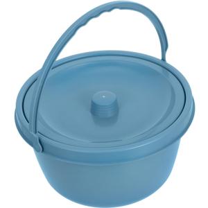 SOIMISS Portable Urine Potty Seat with Comfortable Grip Non Slip Base and Sturdy Frame User Friendly Bedside Commode for Adults Camping and Travel Users