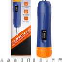 GOYOJO Torque Screwdriver 10-60 in-lb, 1/4 Drive Adjustable Torque Screwdriver Set with S2 Bits for Maintenance, Tools, Bike Repair and Mounting, Gift for Men