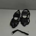 Sfee Crampons Ice Cleats for Shoes and Boots, 28 Steel Shoe Spikes Ultra-Grip Ice Cleats for Men Women Non-Slip Snow Traction Ice Grippers for Shoes and Boots for Walking, Hiking, Climbing, Fishing (Medium)