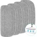 LOVECO 4 Pack Steam Mop Pads Compatible with GorFanty GF-6610B/GF-6610, Neugo NE033/NE033M & Mxnsewr, Washable Microfiber Steam Mop Replacement Pads for Multi-Surface Cleaning