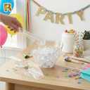 R-kay 36 Pcs Candy Bowls And Plastic Scoops Set - 18 Clear Small Plastic Bowls 6 Oz, 9 Plastic Scoops And 9 Small Tongs Buffet Containers Set Heavy Duty