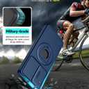 for Samsung Galaxy A35 Case with 2 Screen Protectors,Built-in Slide Camera Cover,with 360Kickstand Ring for A35 Case Shockproof Anti-Scratch Military-Grade Drop Heavy Duty Protection Blue