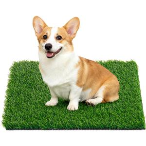 Artificial Turf Grass Outdoor: Grass Pad for Dogs Indoor Potty Training, Replacement Turf Rug for Patio Balcony Lawn Apartment Decoration, Easy to Clean with Drainage Holes(18x28 inch)