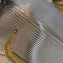 4 Pack 2 Liter/68 oz Square Glass Pitcher with Lid, Classic Stripes Water Pitchers with Handle for Fridge, Large Jug for Iced Tea, Coffee, Borosilicate Glass Carafe for Hot/Cold Brew Drink, Gold