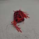 Aneco 16 Pieces Mini Christmas Buffalo Plaid Drawstring Bag 7.8 by 5.9 Inches Cotton Xmas Bag Candy Sack Stocking Storage with 20 Pieces Tags