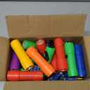 Whaply Small Mini Flashlights Pack of 30,Assorted Colors,New Type Cob Light,With Battery