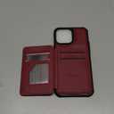 Vinich for iPhone 13 Pro Max Wallet Case with Card Holder, RFID Blocking Credit Slots Kickstand Shockproof Phone Cover Fit for iPhone 13 Pro Max 6.7" Burgundy