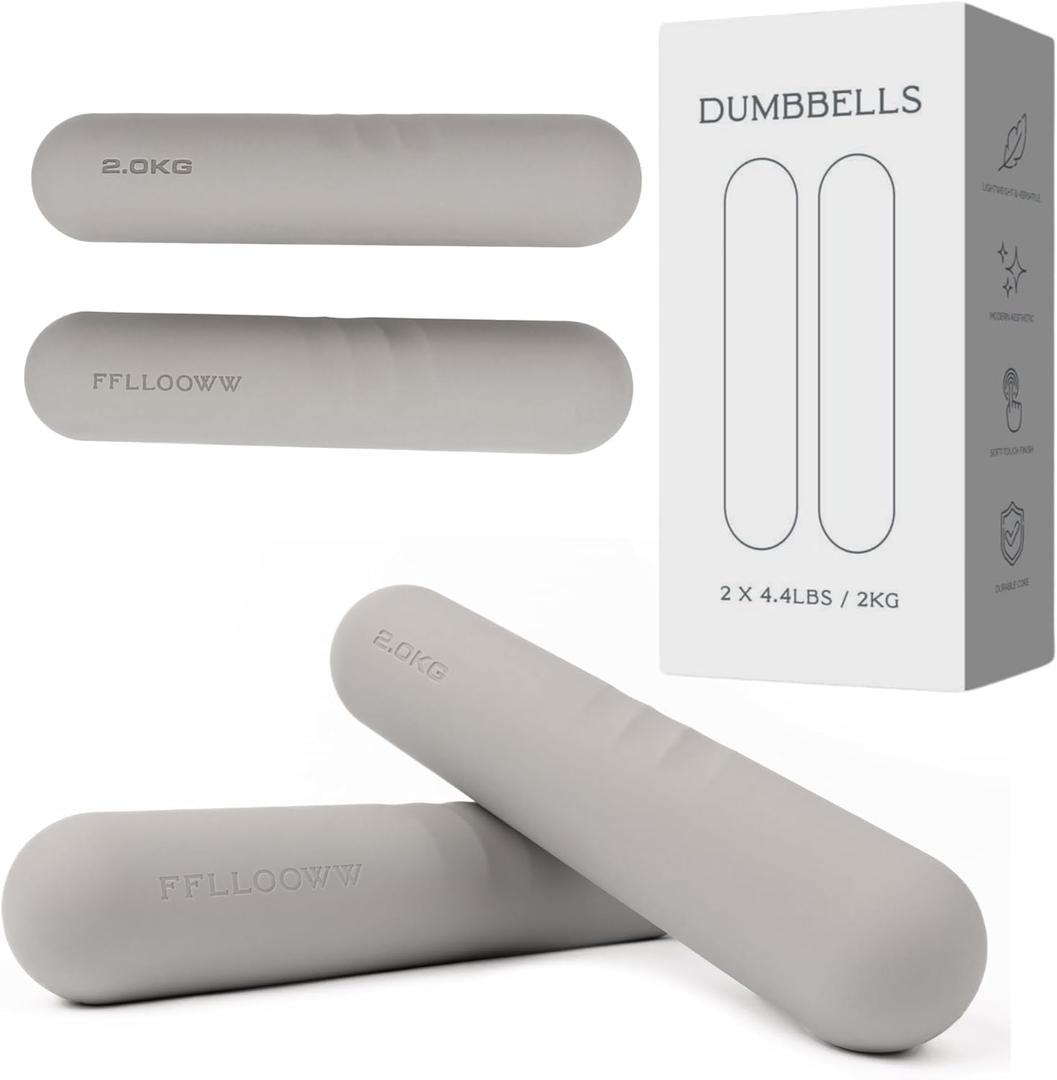 Dumbbell - Hand Weights for Exercise, Muscle Toning, Muscle Toning, Strength Building & Full Body Workout (TAUPE)