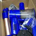 Cordless Vacuum Cleaner, 180 Bendable Wand Stick Vacuum Cleaners with LED Touch Screen, 8-in-1 Lightweight Rechargeable Vacuum with 1.5L Dust Cup for Home Hard Floor Low-Pile Carpet (Blue)