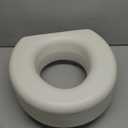 770-610 4 Inch Portable Raised Toilet Seat Riser, Elevated Toilet Seat for Seniors