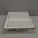 Califortree Shadow Box Frame 8.5x11 with Linen Back - Sturdy Memory Display Case of Flower, Pictures, Medals and More, Rustic White