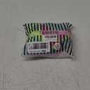 TASHEHE Women's Colorful String Bikini Set Sexy Triangle Two Piece Neon Bikini Swimsuit Color Block Halter Bathing Suit,M