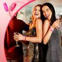 120 PCS Valentine's Day Rubber Wristbands For Adult Party Supplies and Party Favors