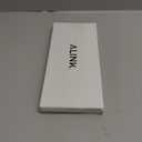 ALINK Skinny Clear Glass Straws, 10.5" x 7 mm Long Reusable Drinking Straws for 30 oz 20 oz RTIC/YETI Stanley Tumblers, Mason Jars, Pack of 8 with 2 Straw Brush