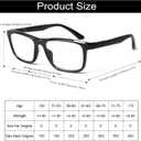 SIGVAN 5 Pack Reading Glasses for Men and Women Blue Light Blocking with Spring Hinge Readers Computer Eyeglasses