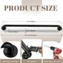 48 Inch Grab Bars 1.25" Dia, Black 304 Stainless Steel Bathroom Grab Bar, Anti Slip Knurled Safety Bar, Wall Mount Handicap Grab Bars, Support Handrail for Seniors Elderly Injury