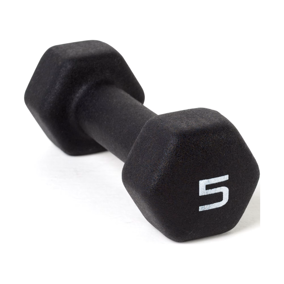 CAP Barbell Neoprene Dumbbell Weights | 5 LB, Single
