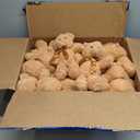 HyDren 18 Pcs Bear Stuffed Animals Bulk 12 Inch Soft Plush Bears Doll with Bows Small Stuffed Toy for Girl Boy Baby Shower Christmas Valentine Birthday Decor Gift Party Favors (Light Brown)