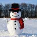 9 Pcs Snowman Costume Kit Christmas Costume Kit Snowman Skirt Hat Carrot Nose Scarf Gloves (Kid)