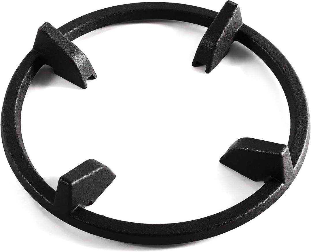 Grill Valueparts Wok Ring Replacement Parts for Gas Stove Burner Grates Cast Iron Stove Top Grates Support Ring Universal Non-Slip 9 Inch Samsung GE Whirlpool Kitchenaid LG Range Base Wok Burner Ring