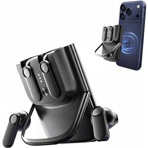 Design for Magsafe Wireless Earbuds, Bluetooth 6.0 Earphones with Phone Stand, Bussiness Ear Buds for iPhone 17/16/15/14/13 Series and Android