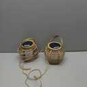 2 Pack Hanging Solar Lanterns - Garden Light Waterproof Metal Decorative Solar Lantern Lights Outdoor for Patio Yard Table Pathway