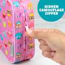 Bentology Lunch Box for Kids- Insulated, Waterproof, Durable Tote Bag Lunchbox fits Bento Boxes, Containers, Jars, Bottles- Keeps Food Hotter or Colder Longer- Back To School Reusable Sleeve For Girls (Owl)