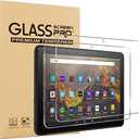 Tempered Glass Screen Protector for All-new Amazon Fire HD 10/10 Plus tablet, Fire HD 10 Kids/ 10 Kids Pro (2021/2023 release), 10.1 Inch Tempered Glass Film, 2-pack