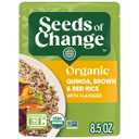 SEEDS OF CHANGE Organic Quinoa, Brown & Red Rice with Flaxseed, Microwaveable Ready to Heat, 8.5 Ounces (Pack of 6)