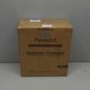 Favoyard Outdoor Seat Cushion Set 24 x 24 Inch Water-Resistant & Fade-Resistant Patio Furniture Cushions with Removable Cover Deep Seat & Back Cushion with Tie Straps for Chair Sofa (Beige)