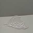 Sunrise Sunset Neon Sign Moon over Sea Neon Light Twilight Wave LED Wall Signs for Room Decor Anime Neon Light Acrylic Moon Sign (Moonrise)