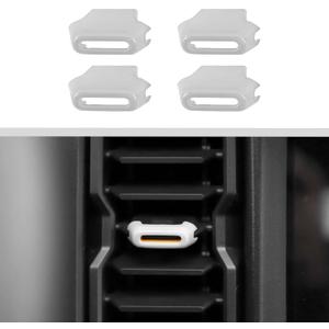 JWWY for Bronco Center Console Air Conditioning Vent Adjustment Device Decoration Cover Trim Compatible with Ford Bronco Interior Accessories 2021-2026+ 4PCS White