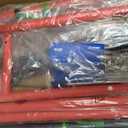 Volleyball Rebounder Net 4x7FT, Large Stability Base Training Equipment