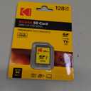 KODAK SDXC Card 128GB UHS-I U1 V10 Premium, up to 85MB/s Read Speed, for Full HD Video and High-Resolution Pictures, Compatible with SDXC Standard - EKMSD128GXC10K