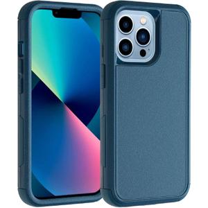 Co-Goldguard for iPhone 13 Pro Max Phone Case3 Layer Durable for iPhone 13 Pro Max Case[Shockproof] [Dropproof] Heavy Duty Protection Phone Case for iPhone 13 Pro Max, 6.7 inch (Blue)