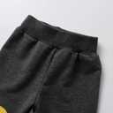 Elspilit Toddler Baby Boy Clothes Animal Style Long Sleeve Tops Sweatsuit Pants Outfits Set (Dark yellow, 12-18 Months)