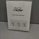 Jwxstore 24 Pack Heavy Duty Self Adhesive Hooks - 33lb Max, Transparent, Waterproof, Sticky Wall Hooks for Keys, Bathroom, Shower, Outdoor, Kitchen, Door, Home Improvement, Utility