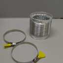 Heavy Duty 4"Flexible Dryer Vent Exhaust Duct Hose 3 Feet for Tight Space, Extra Thick(6-ply) Aluminum Foil Ducting Kit with 2 Key Hose Clamps D