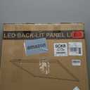 2x2 LED Flat Panel Light,Drop Ceiling Troffer Fixtures, 15W-40W 5 Wattage Selectable, 5CCT 3500K-6500K, 0-10V Dimmable Back-Lit, Anti-Glare, Safety Hooks, AC120-277V, ETL Listed 2 Pack