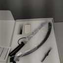 Half Moon Light for Eyelash Tech, 27.5” Ultra-Wide 45W Lash Light with 392 LEDs, Adjustable Height Esthetician Light with Phone Holder, Dimmable Tattoo & Nail Tech Lamp, Salon Lighting(Black