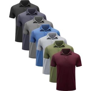 BALENNZ Golf Polos for Men Quick-Dry Athletic Mens Polo Shirts Short Sleeve Summer Casual Moisture Wicking Golf Shirt, Large
