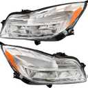 LABLT Headlight Headlamp Assembly Halogen Replacement for Regal 2011 2012 2013 Driver Side Left LH Passenger Side Right RH Replacement for GM2502353 GM2503353