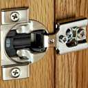 Blum 38N355BE08x50 Compact Soft-Close 1/2'' Overlay Blumotion Hinge, Nickel Finish (Pack of 50, Without Screws)