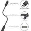 Faracent USB Type C Extension Cable (10Ft/3m), USB 3.1(5gbps) Type C Male to Female Extension Charging & Sync for iPhone 15, MacBook Air M4/ M3/ Pro, iPad Pro Dell XPS Surface Book- Black