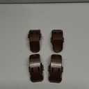 Maveek Baby Proofing Drawer Locks 4 Pack, Corner Safety Latches for Cabinets, Dressers, Kitchen & Bathroom Drawers, Childproof for Infants 0-12 Months, Fits Thin Edge Furniture (Brown)