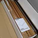 Wire Shelf Covers, Bamboo Wire Rack Covers for Pantry, Closet (4pcs, 42" W x 12" D)