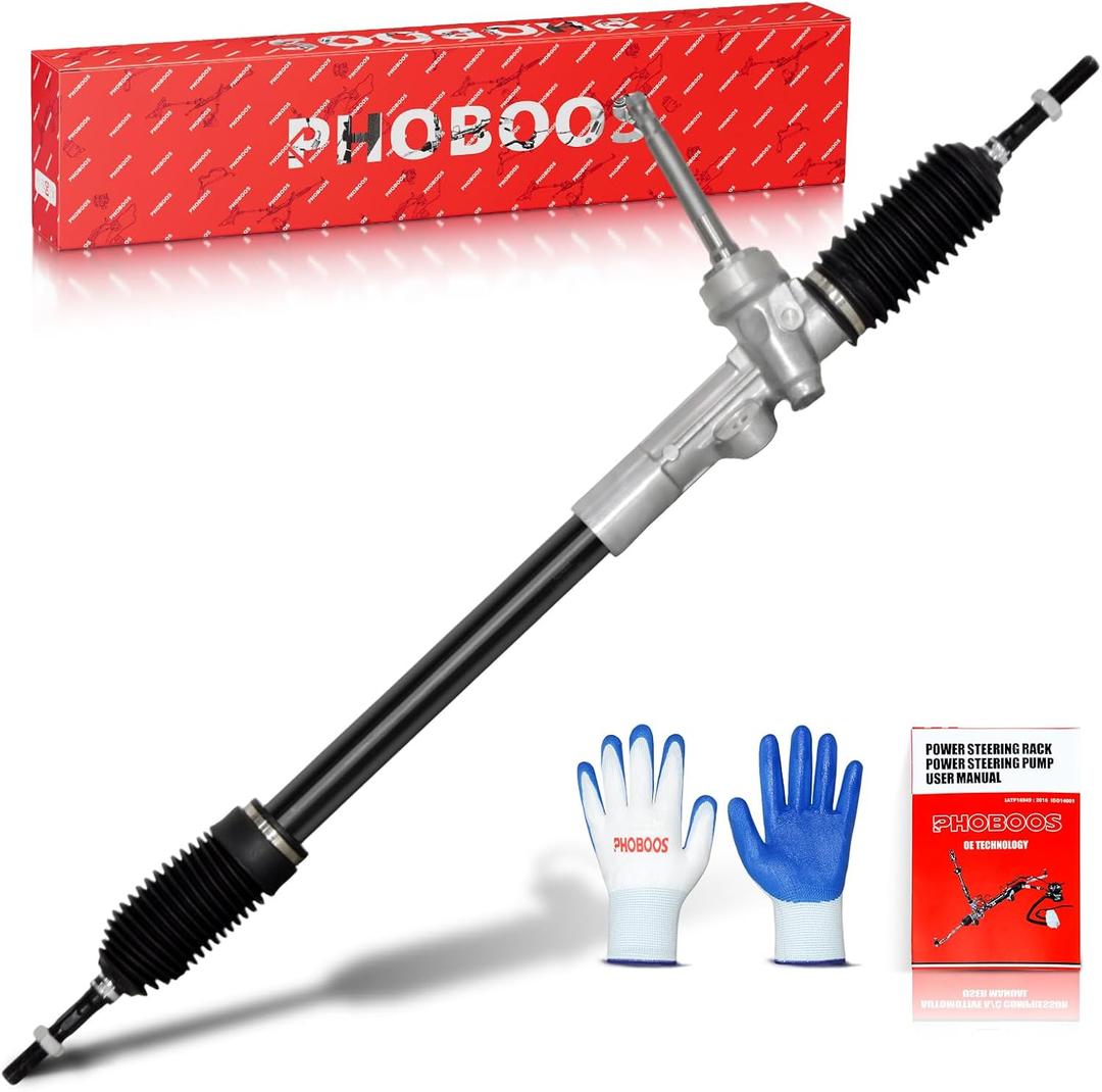 PHOBOOS Electric Power Steering Rack and Pinion Assembly Compatible with Kia Sportage 2010-2013, L4 2.0/2.4L, Hyundai Tucson 2011-2013, L4 2.0L/2010-2013 2.4L, New Unit, Direct Fit, Ref. 24-2401