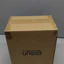 Cesun Small Bathroom Can 2.1 Gallon Wastebasket, Modern Metal Garbage Can Office Waste Basket, Matte Black Stainless Steel Bin for Bedroom, Home Office, Toilet, rv, Near Desk, Under Sink