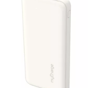 myCharge 5000mAh Power & Go Power Bank - White